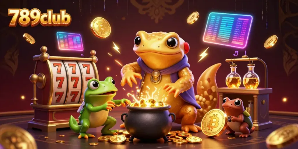 Experience thrilling gameplay at 789club with dynamic slots, gold coins, and exciting 3D elements.
