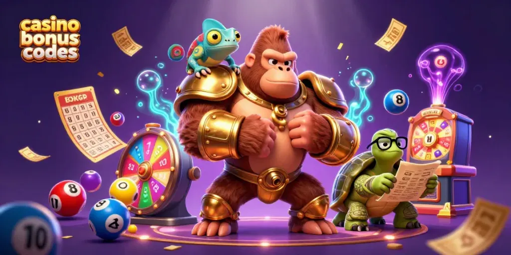Spin to win with exclusive casino bonus codes in a vibrant gambling scene.
