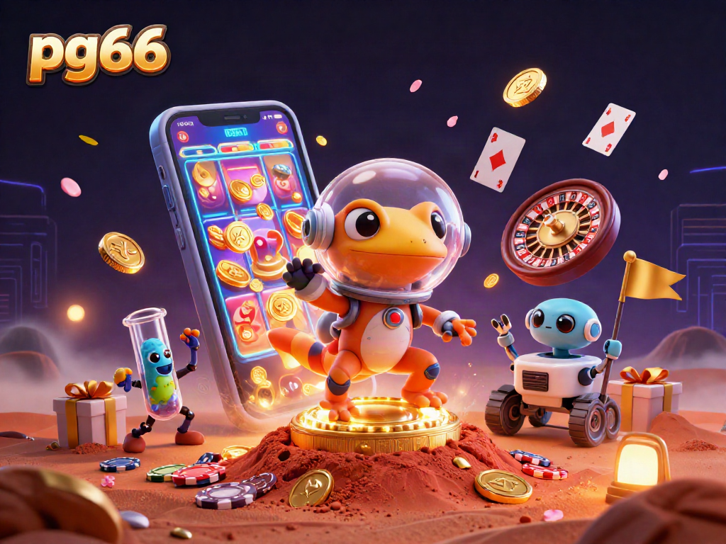 Experience thrilling gameplay with pg66 in a vibrant, alien casino adventure.