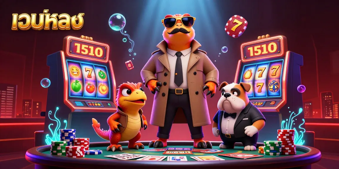 Experience thrilling jackpot action with เว็บตรง slots and dynamic 3D characters in this captivating casino scene.
