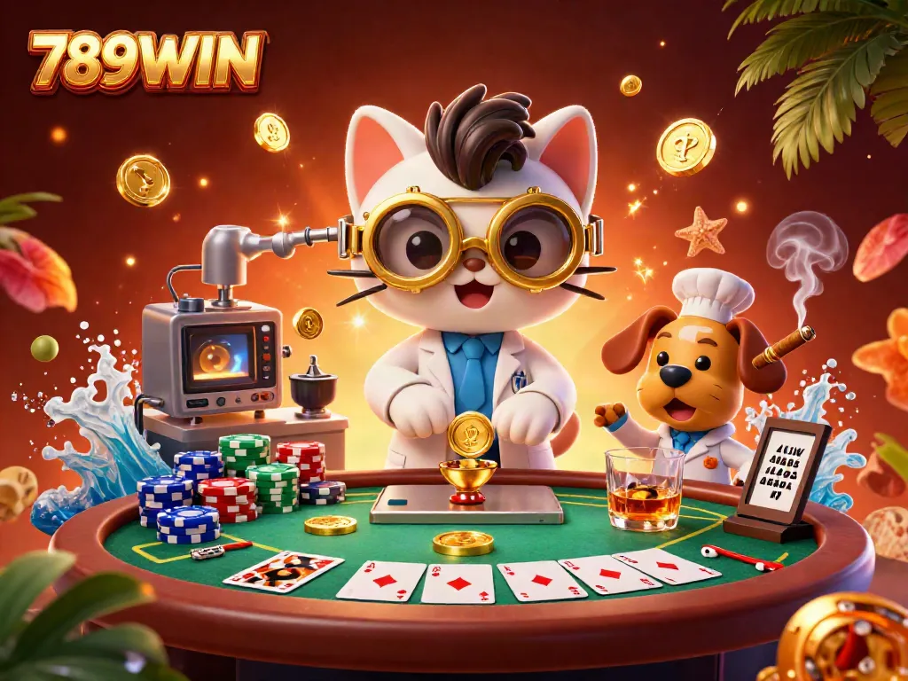 Experience thrilling action at 789WIN poker tables with dynamic gold-coin magic and vibrant gameplay.